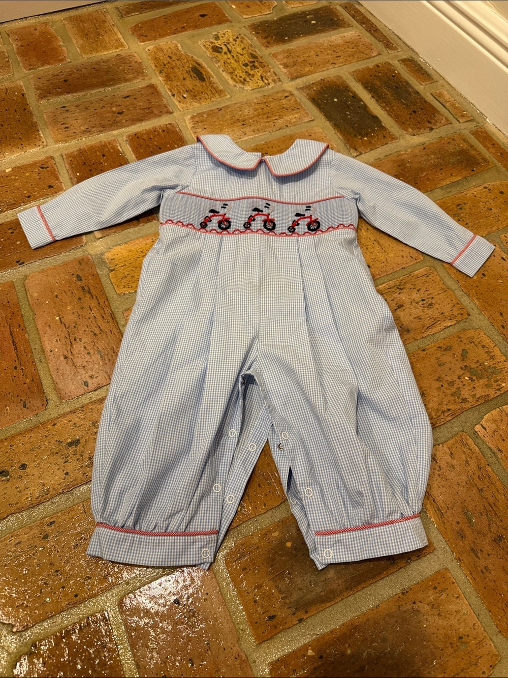 True Boys Smocked Long-All in Size 18 Months